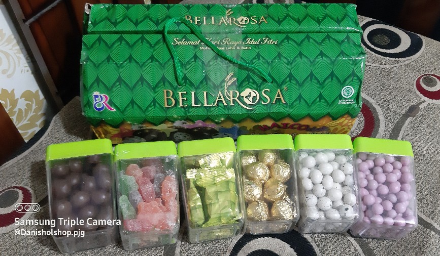 [1300gr] S024 | Kue Kering Bellarosa Paket Haicoklat  /kue Lebaran / Bellarosa Haicoklat