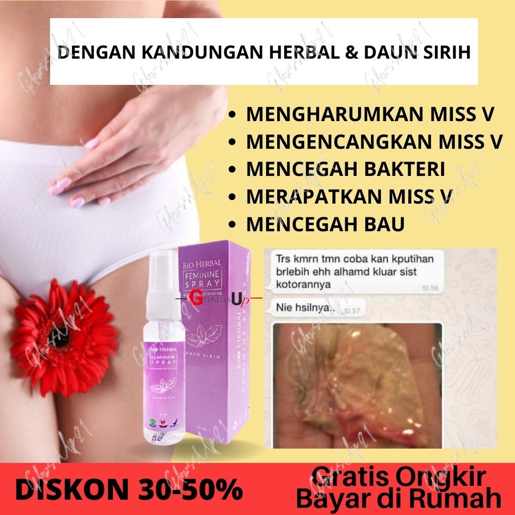 PARFUM MISS V - PERAPAT MISS V - BIO HERBAL FEMININE SPRAY DAUN SIRIH 30ML - INTIMATE SPRAY BIO HERBAL