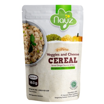 Nayz Cereal Veggies &amp; Cheese / mpasi bayi organik