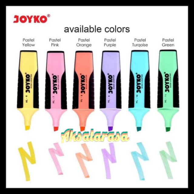 

Highlighter Pastel Joyko - Highlighter Joyko Pastel Color
