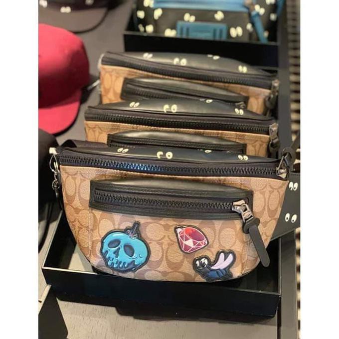 Barang Terbaru Coach Signature Belt Bag Waist X Disney - ORIGINAL GUARANTEE 100% STOK TERBATAS