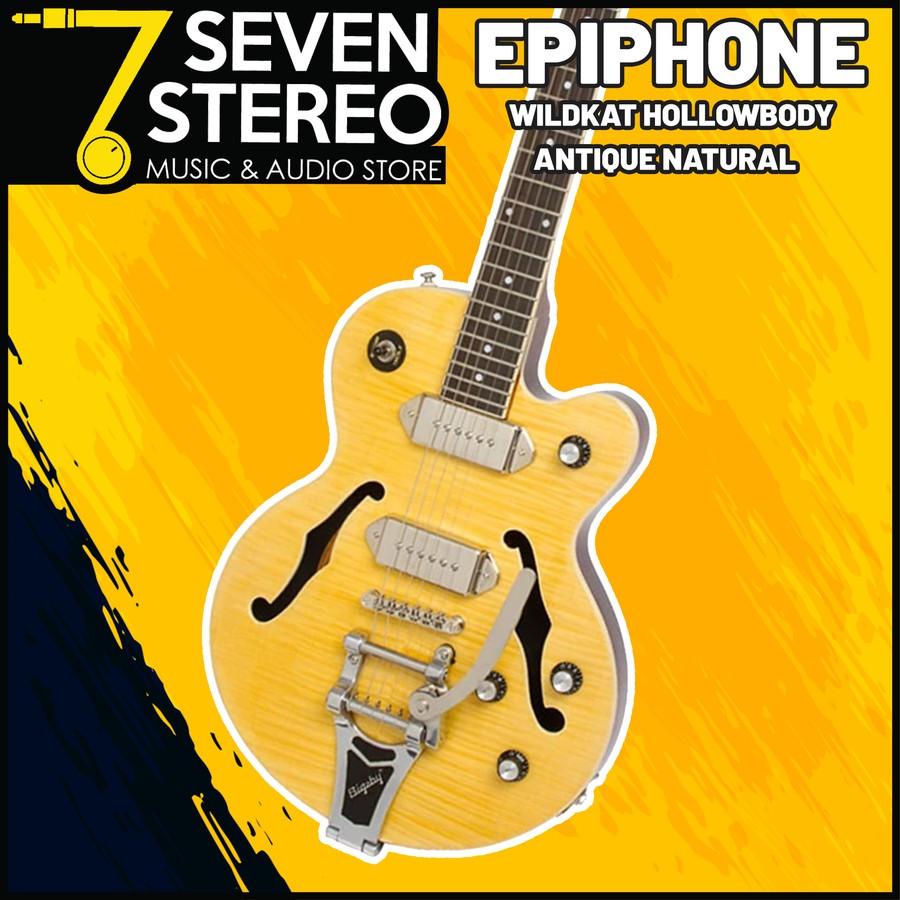 Epiphone Limited Edition Wildkat Royale Hollowbody Electric Guitar natural