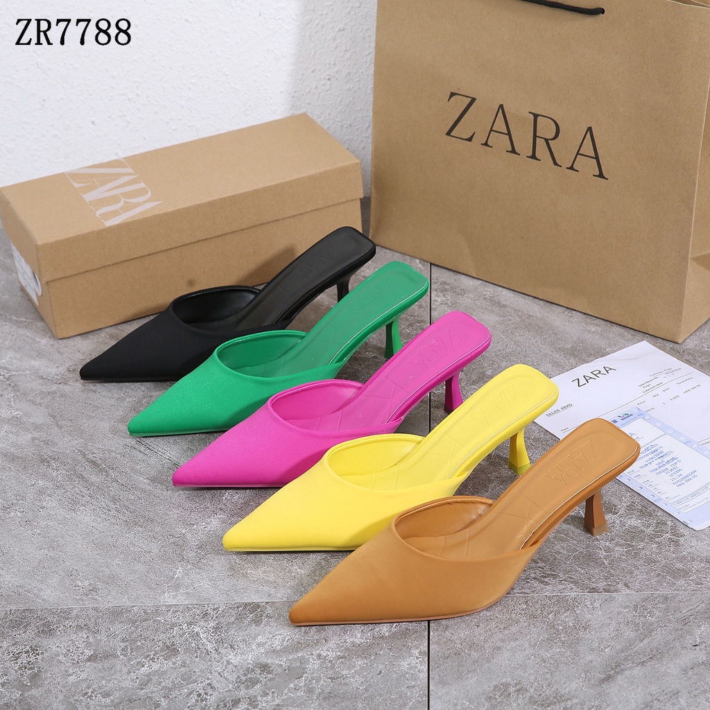 ZR Slingback Satin Heels #ZR7788