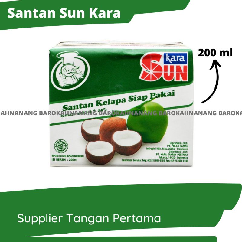 

Santan Sun Kara 200ml satuan