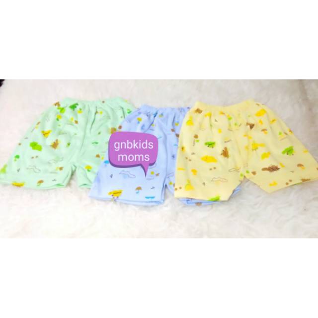 CELANA PENDEK BAYI MOTIF SIZE M SNI NJA