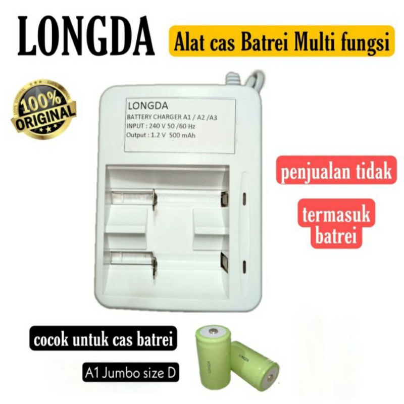 Alat Cas Baterai Battery Multifungsi LONGDA Untuk Cas Baterai A1