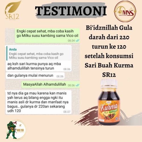 Sari Kurma SR12 | Sari Buah Kurma Al Barokah SR12 Herbal | Minuman Herbal SR12 | Daya tahan tubuh