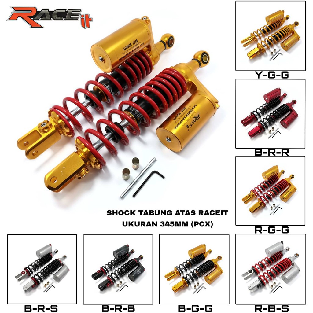 Shock Tabung Shock Belakang Tabung Nmax,Nmax New 2020,Pcx,Aerox,Nouvo Raceit Original