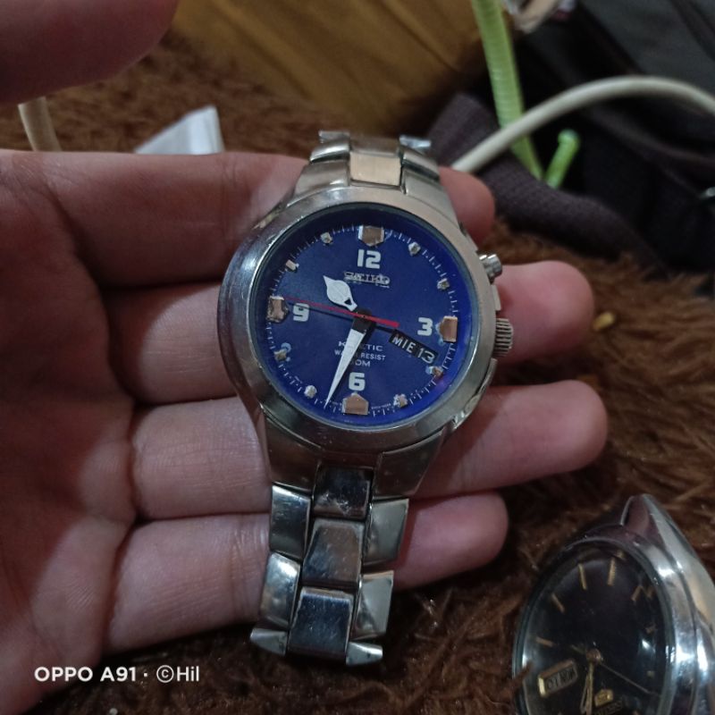 seiko kinetic 50M waterresist normal smua bekas original