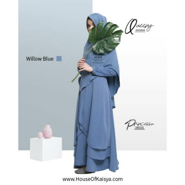 PRINCESSA Dress Willow Blue ORI KAISYA