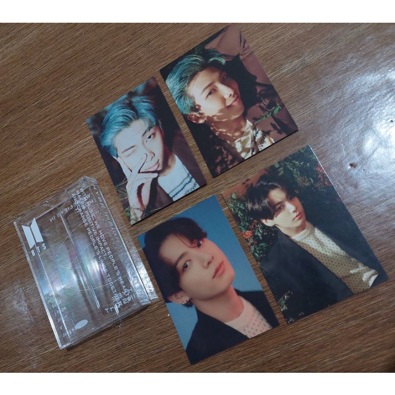 HYBE INSIGHT BTS PHOTOCARD / PC SET JUNGKOOK + NAMJOON / RM + CASE