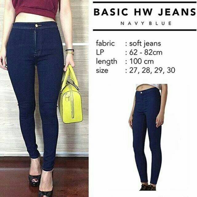 RESTOCK 4wrna GF celana Jeans HW punny / Celana Jeans HIghwaist murah wanita