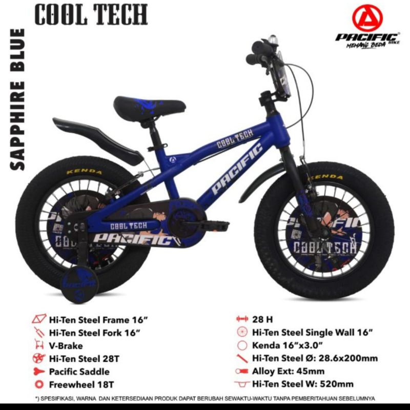 SEPEDA ANAK BMX 16 INCH PACIFIC COOL TECH