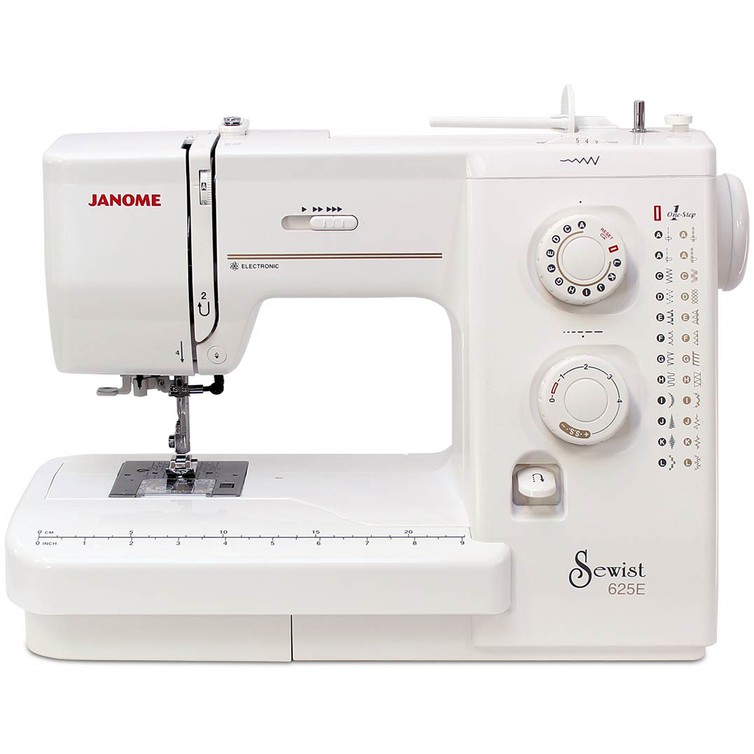 Janome Sewist 625e Mesin Jahit Electronik Portable - Putih