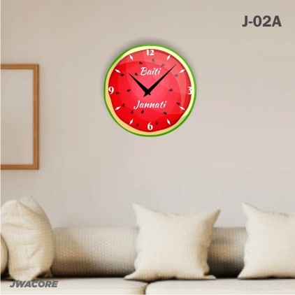 JAM DINDING MOTIF SEMANGKA