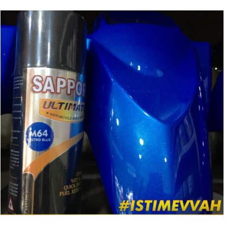 Cat Semprot Sapporo Ultimate M64 Electro Blue / Sapporo Spray / Pilok / Pylox