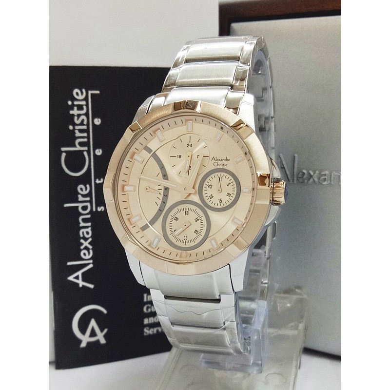 Jam Tangan Wanita Alexandre Christie AC 2503 BF FRG Original