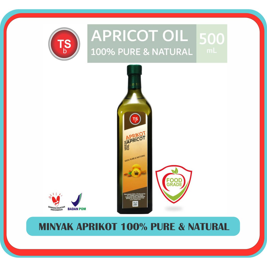 

TSb - Apricot Oil Minyak Aprikot TSBali 100% Murni & Alami 500ml & 1000ml