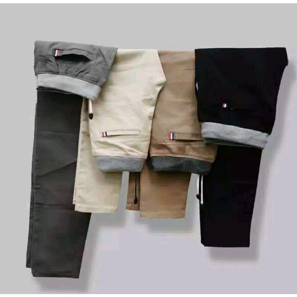 PROMO!! Celana Chinos Panjang Pria Slimfit Santai Casual Formal - Free size