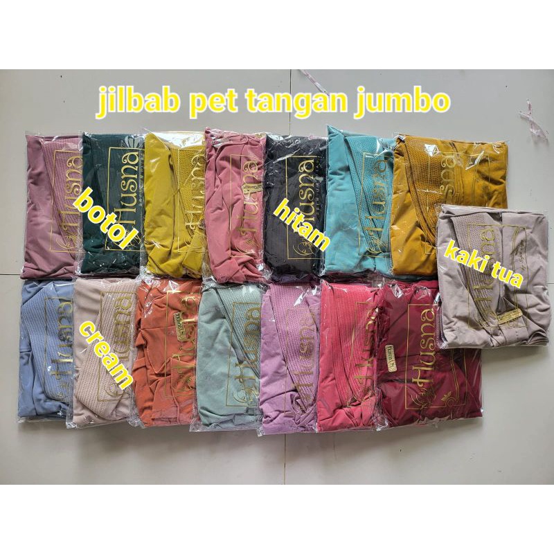 jilbab tangan jumbo ORI Husna