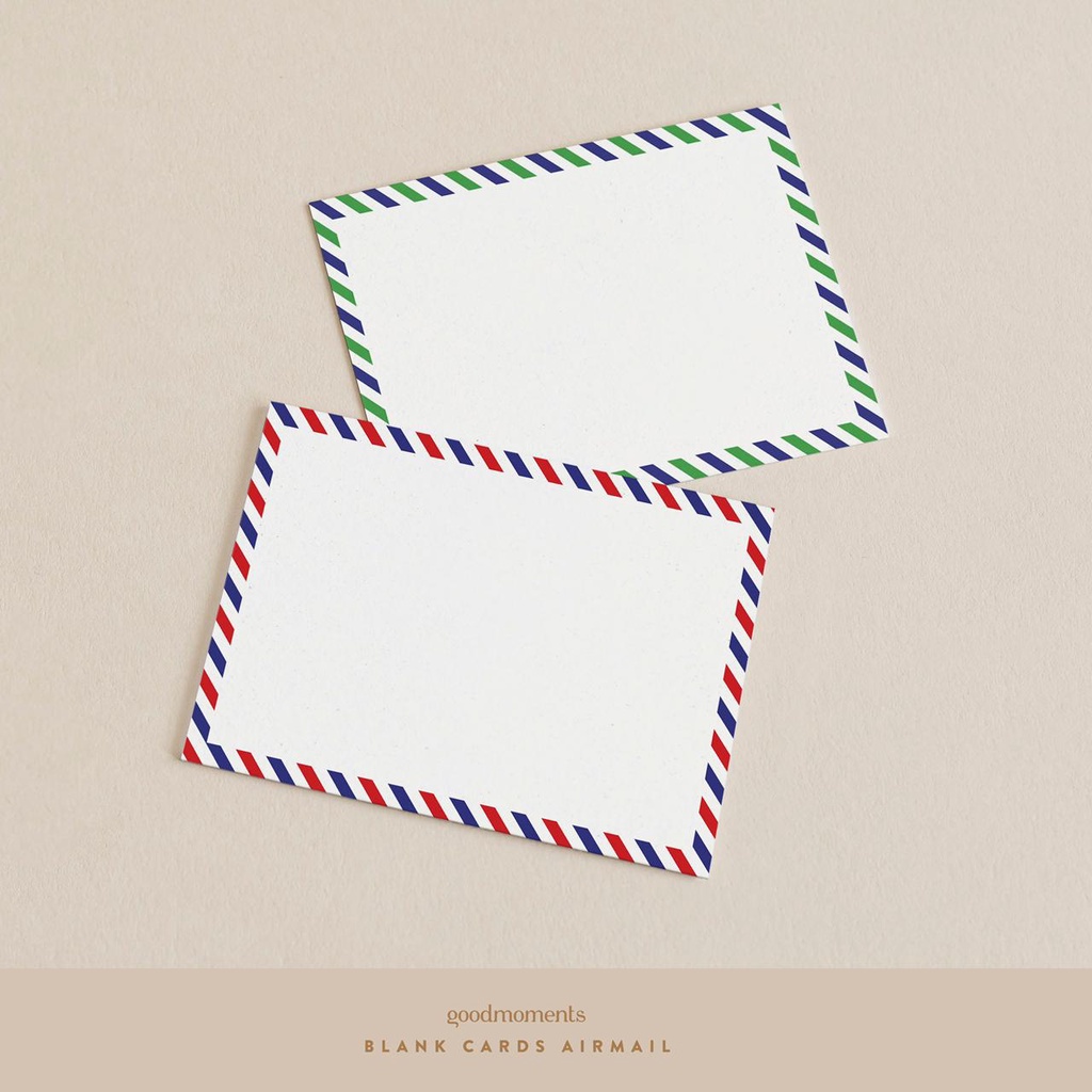 

RB (no custom/ ready) Blank Card 6pcs - Goodmoments