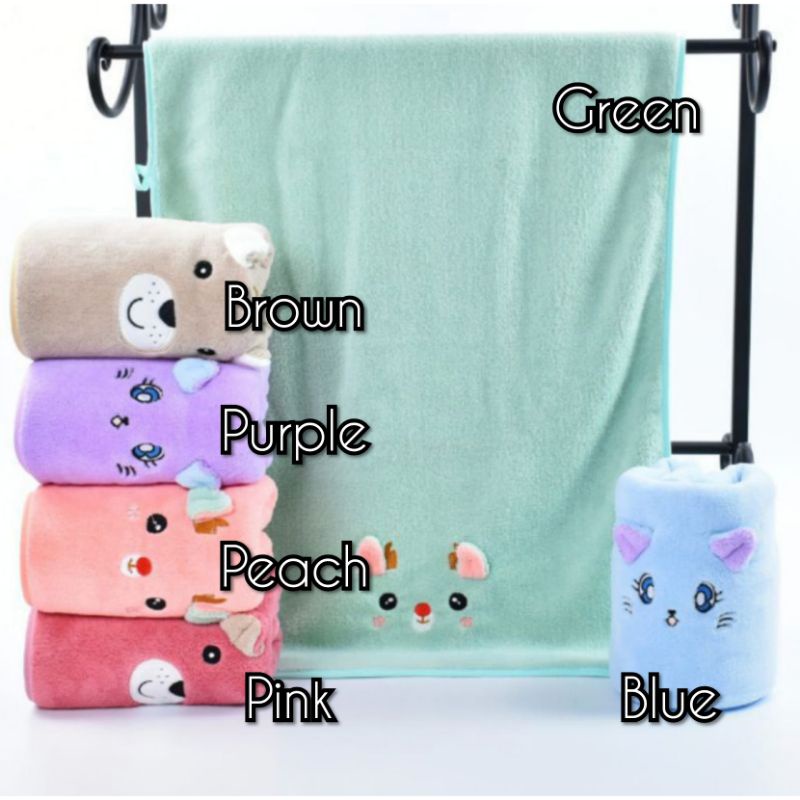 Handuk Bayi Model Karakter 3D Kualitas Premium Import Super Lembut