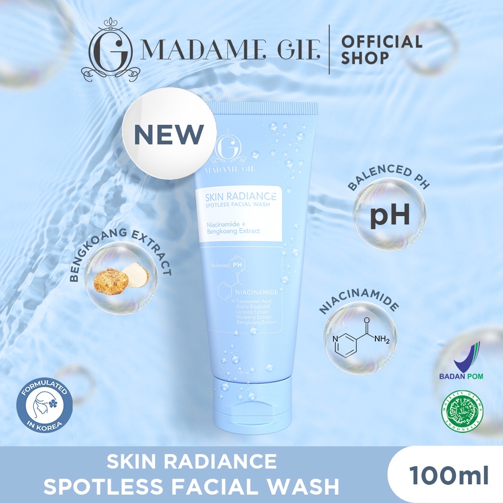 Madame Gie Skin Radiance Spotless Facial Wash 100ml