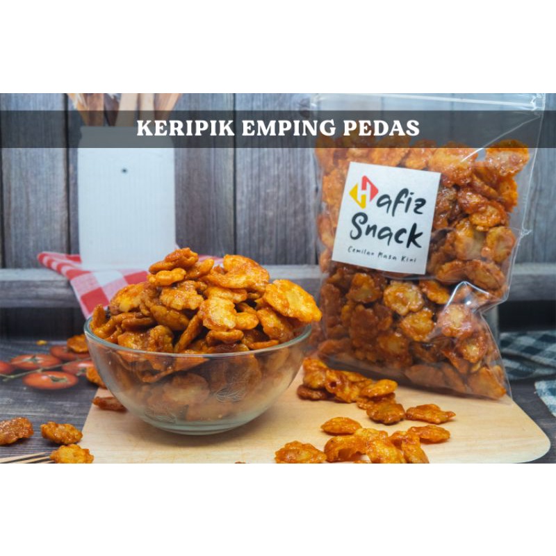 

KERIPIK EMPING PEDAS MANIS 250 GR