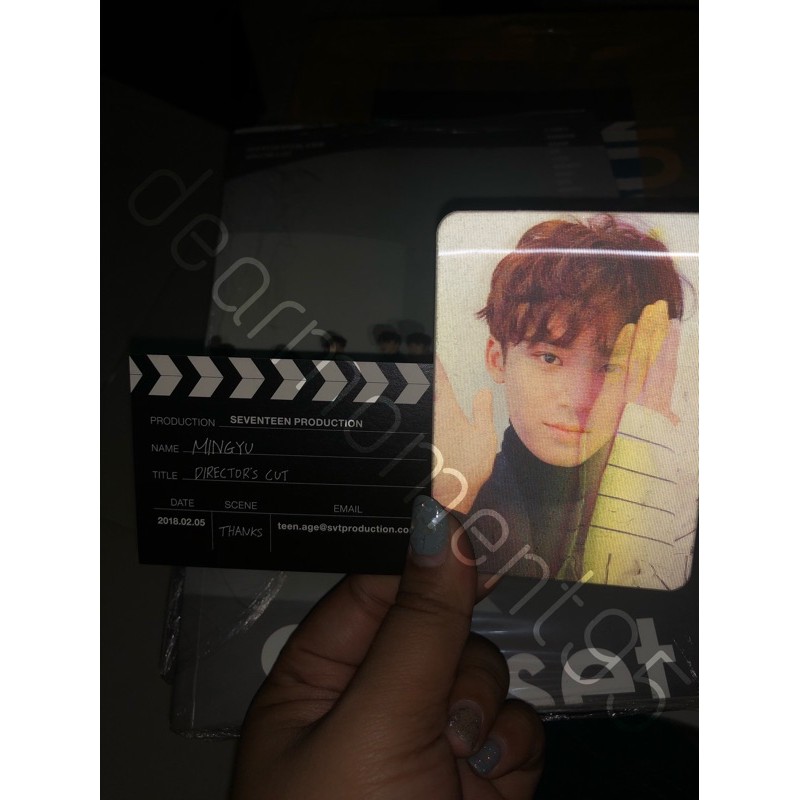 Seventeen Director Cut Lenti BC PC Jun Mingyu Woozi