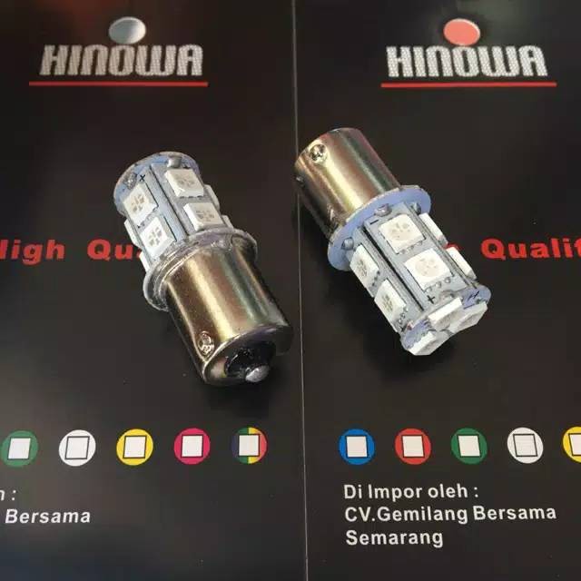 Lampu sein bayonet 13led 24VOLT kaki 1 Blitz