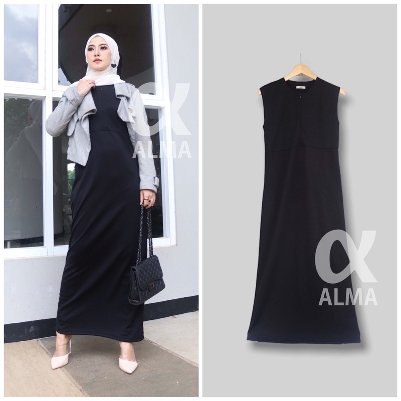 INNER DRESS RAJUT WANITA/ INNER DRESS DALEMAN WANITA HITS / DRESS TANPA LENGAN / INNER DRESS WANITA