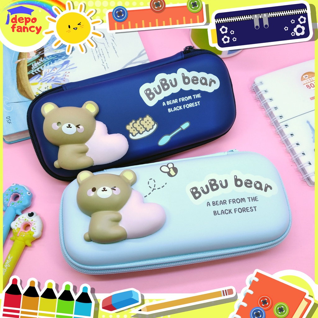 

KOTAK PENSIL / TEPAK PENSIL / TEMPAT PENSIL / BOKS PENSIL / TEMPAT ALAT TULIS / BOX PEN RESLETING HARD CASE SQUISHY