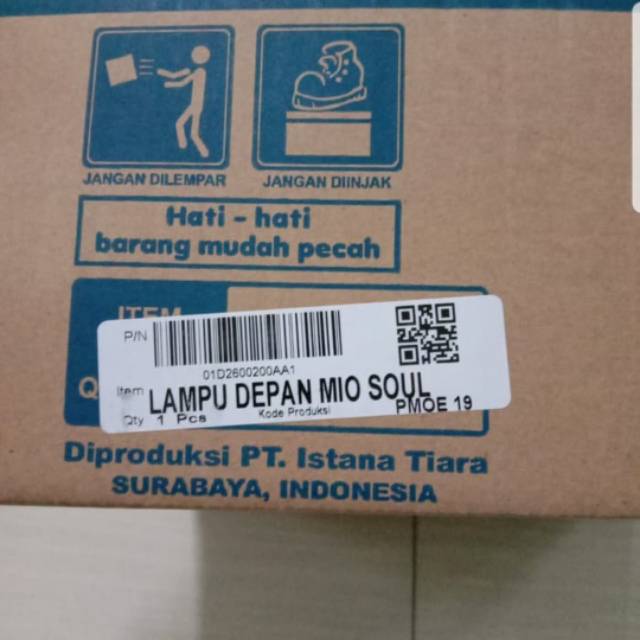 reflektor/ lampu depan mio soul