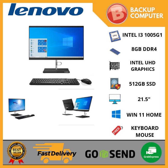 PC AIO LENOVO V30a-22IIL-77ID 11LC0077ID i3-1005G1
