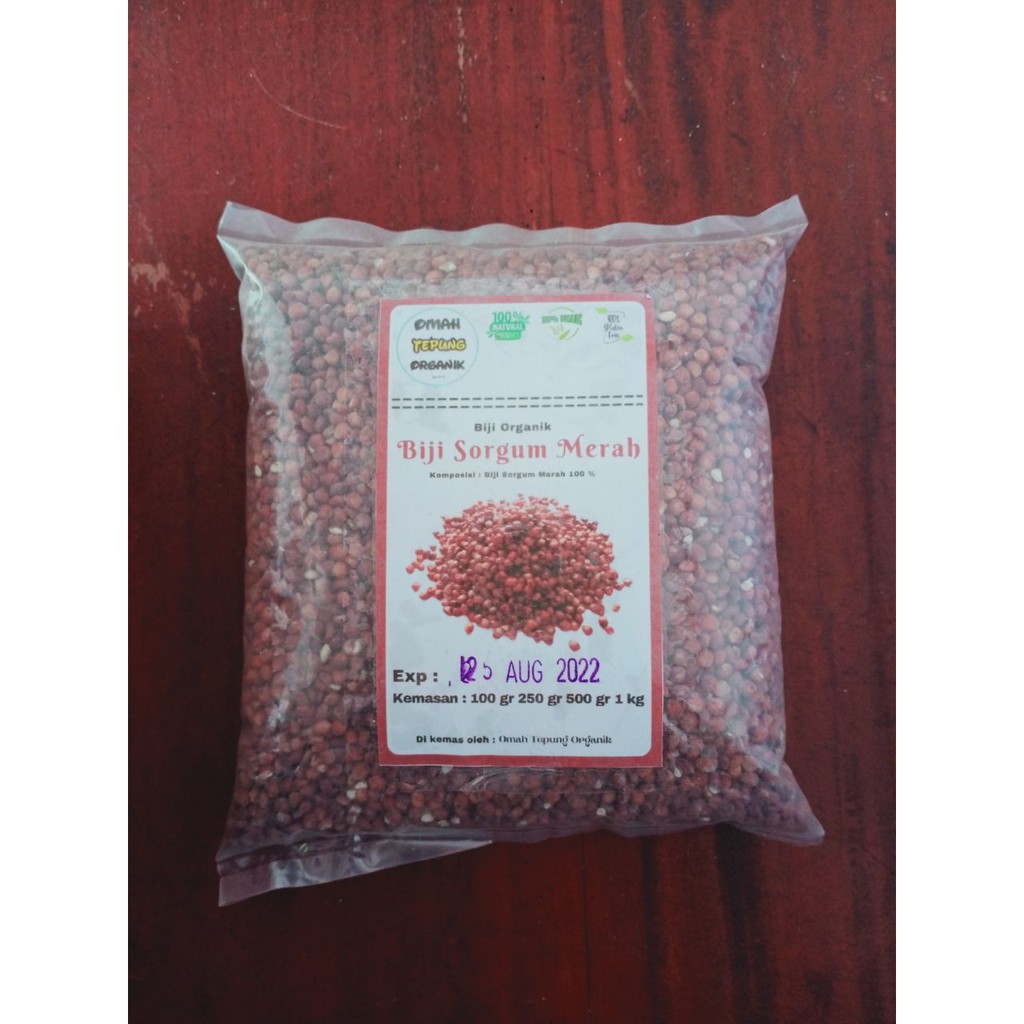 

Biji Sorgum Merah/Putih Kemasan 250 gram