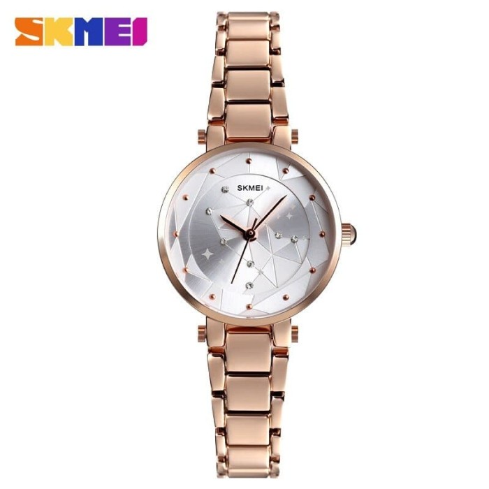 SKMEI Jam Tangan Analog Wanita - 1411 - Rose Gold