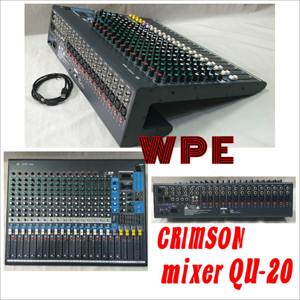 mixer audio crimson qu20 / qu 20 original