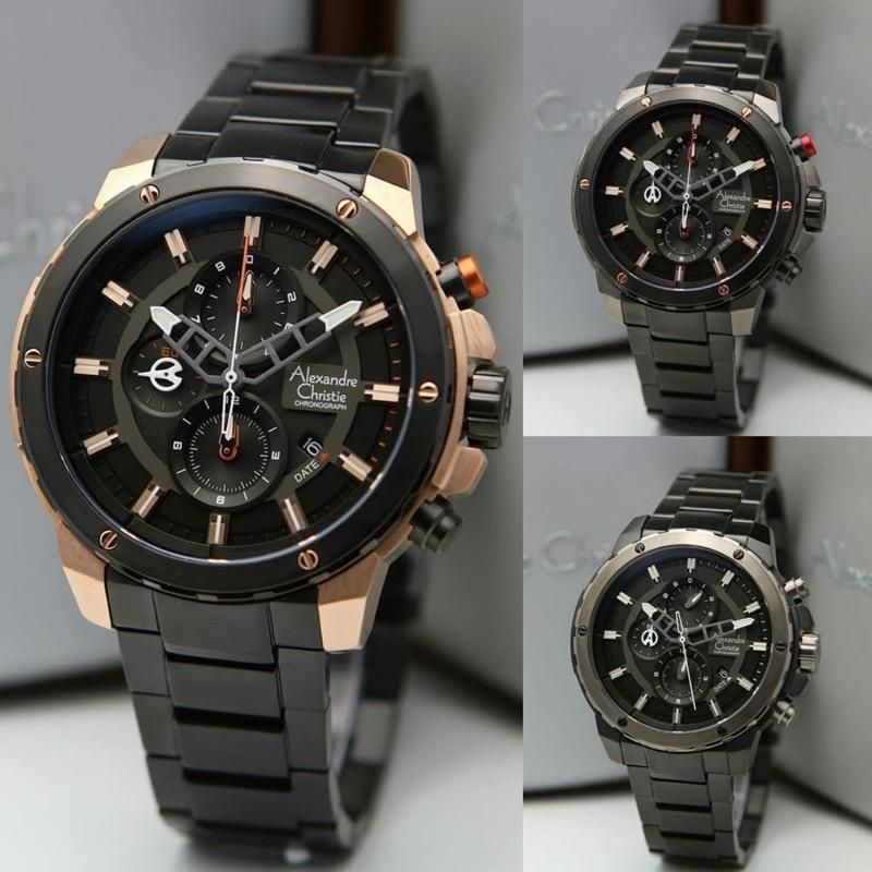 AC6530 MCB Alexandre Christie AC 6530 Jam Tangan Pria Original