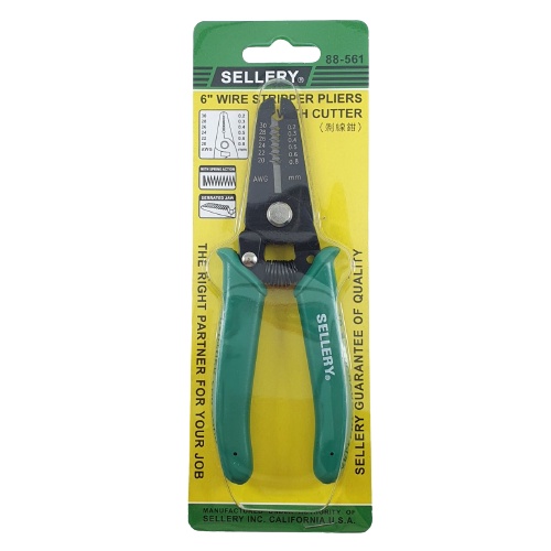 Tang Pengupas Potong Kulit Kabel 6 inch Sellery Wire Stripper Alat Kupas Cable 150mm 88-561