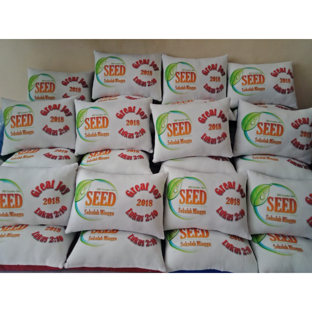 BANTAL SOUVENIR UKURAN 30X30 UNTUK KADO SOUVENIR GIFT