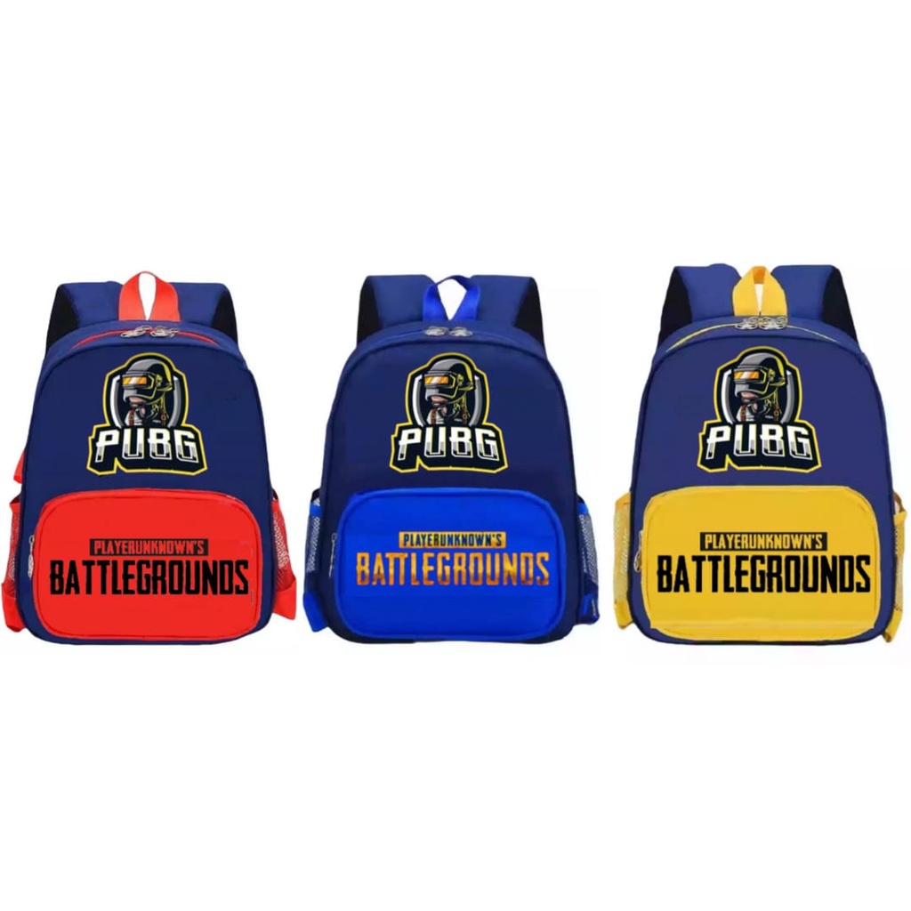 TAS RANSEL ANAK LAKI-LAKI MOTIF PUBG NEW / TAS RANSEL ANAK / TAS RANSEL MURAH