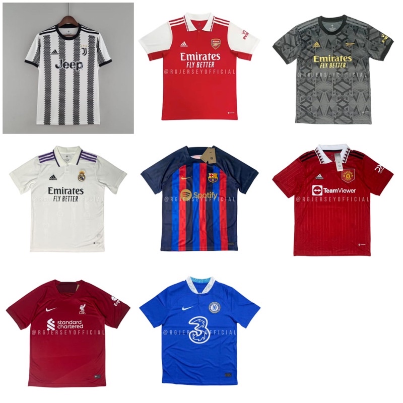 JERSEY BOLA EROPA GO IMPORT 2022 2023 TERBARU