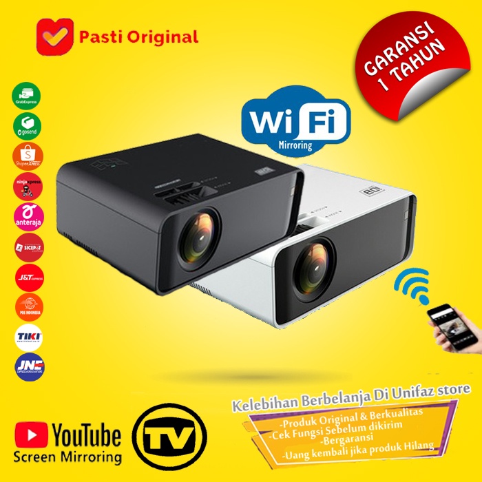 Proyektor Original | Proyektor Garansi 1 Tahun | Infocus mini | Projector wifi| | Projektor | Proyek