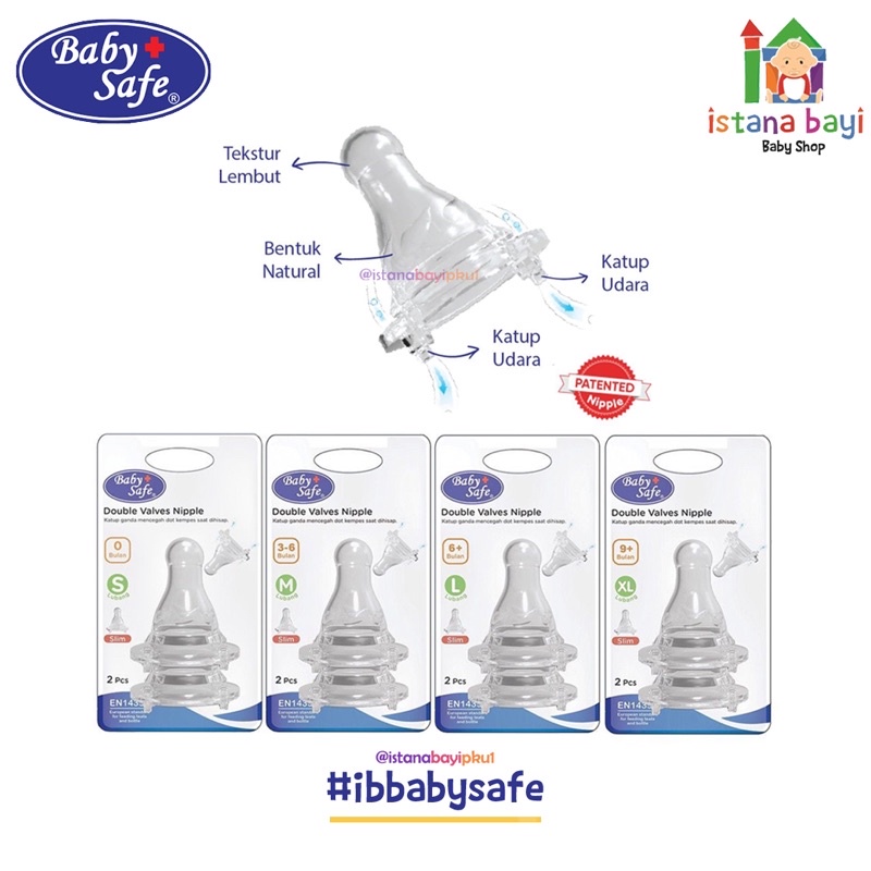 Baby safe Double Valves - Baby safe Dot/Baby safe nipple
