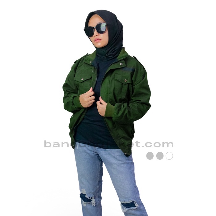 ELEGANT BOMBER ARMY || JAKET BOMBER PRIA II JAKET PILOT II Sz M-XXl