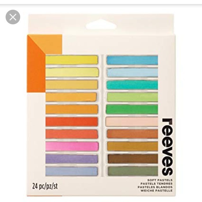 

PASTEL-DRY-OIL- REEVES SOFT PASTEL 24 W -OIL-DRY-PASTEL.