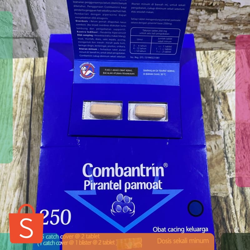 Termurah Combantrin pirantel pamoat blister