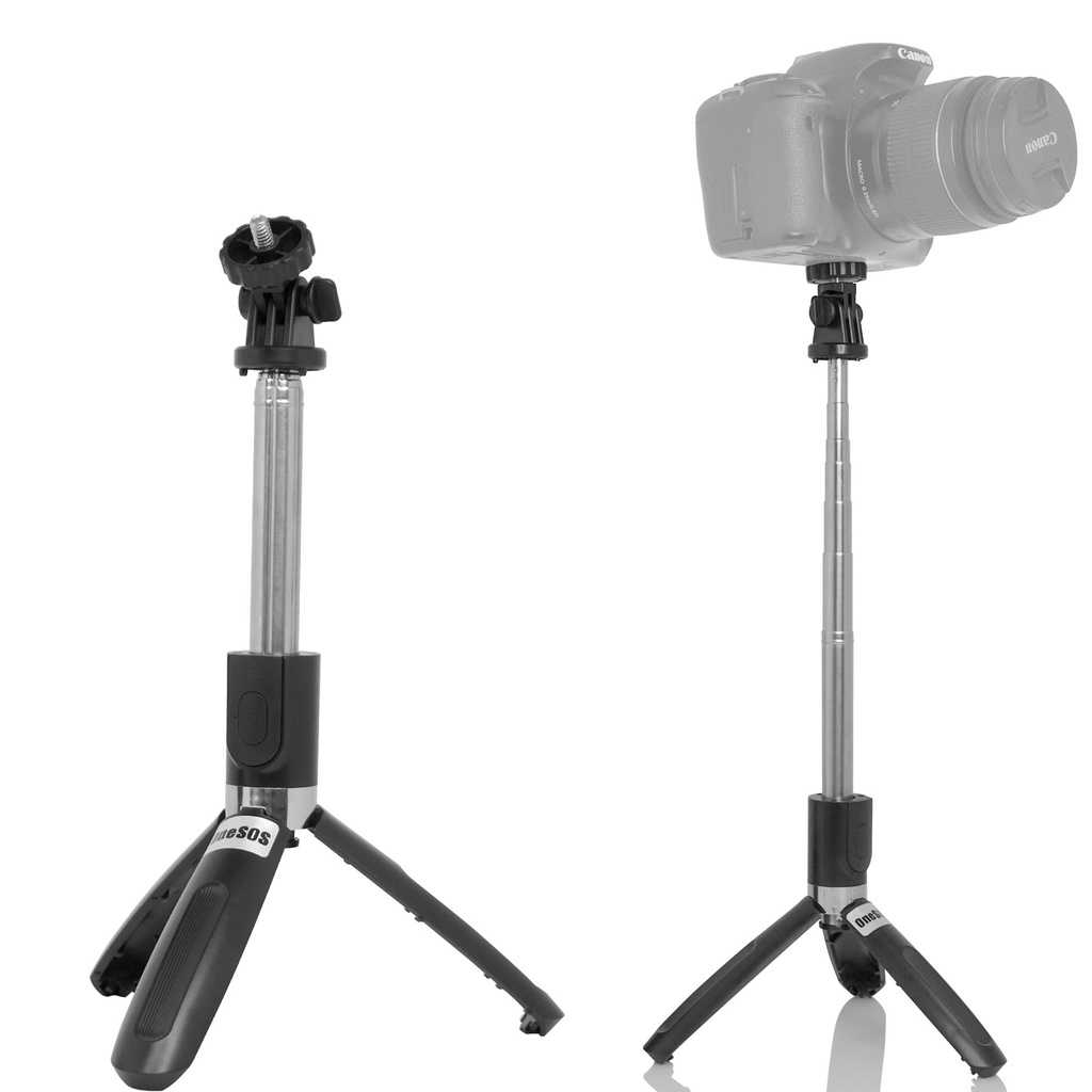 MallCasing - OneSOS Selfie Stick Tongsis Tripod Holder 4 in 1 with Wireless Remote Smartphone Bluetooth Shutter - L02