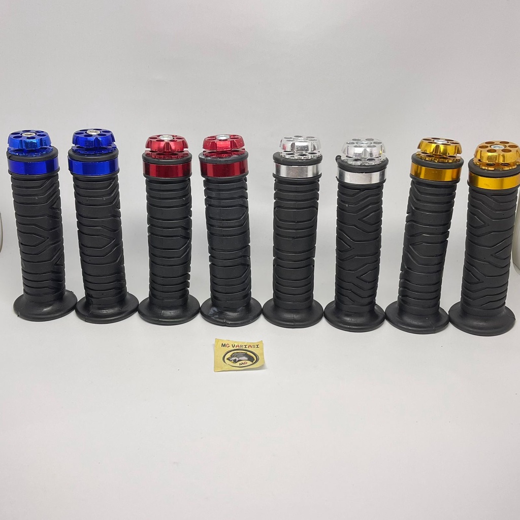 PROMO HANDGRIP GRIP KARET EMPUK PLUS JALU STANG CNC RING BISA UNTUK SEMUA MOTOR