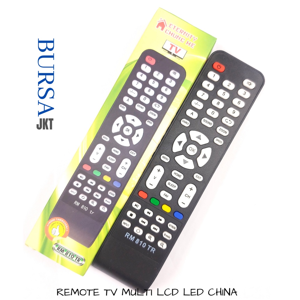 REMOTE TV CHINA UNIVERSAL LCD LED TABUNG MERK TV CINA TANPA SETTING